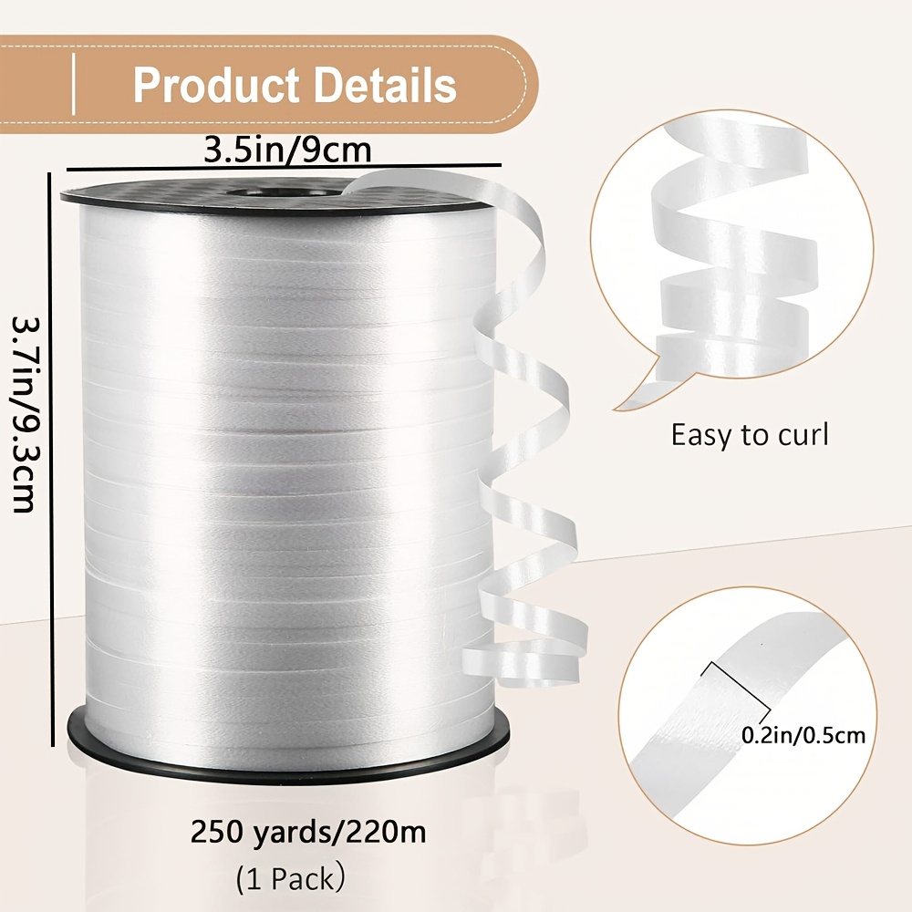 1pc Curling Ribbon, Suitable For Balloon Decorations, Arts And Crafts, Gift Wrapping, And Ribbons And Bows For New Year Celebrations And Birthday Gifts ( In Golden And Silvery)