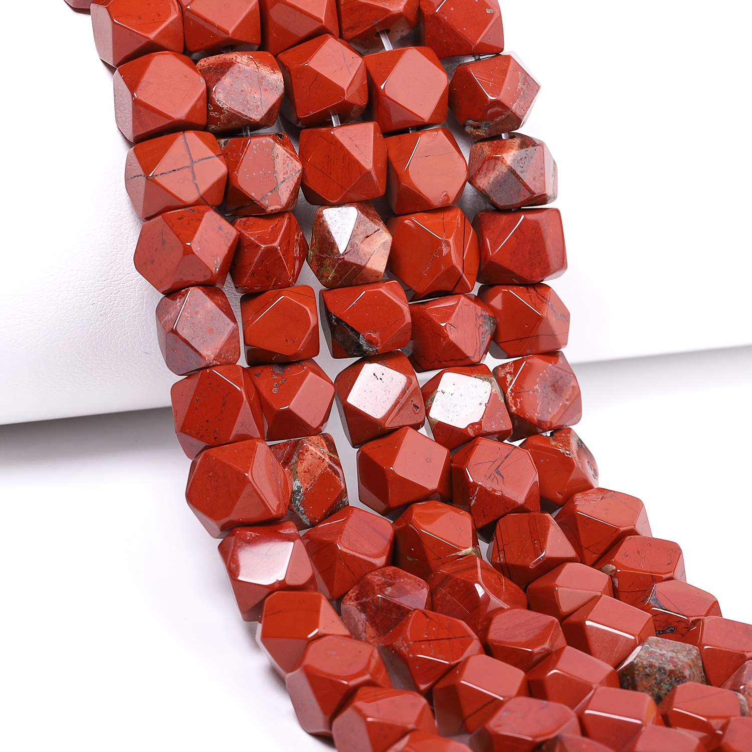 Natural Red Jasper Stone Beads for DIY Jewellery Making