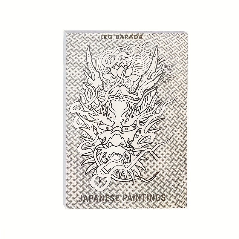 

130 Patterns Tattoo Art Coloring Book, Premium Adult Tattoo Designs, Chinese-inspired , No Electricity Or Battery Needed, Ideal Gift For Tattoo Enthusiasts