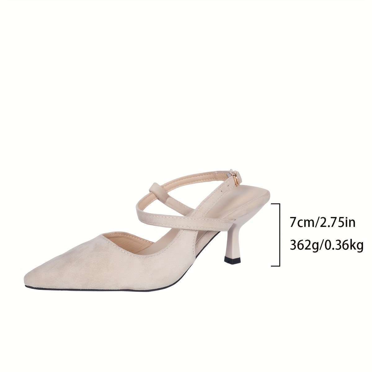 Women'S Plus Size Black Pointed Toe Strappy Heels - Elegant High Heel Shoes with Sparkling Ankle Strap, Perfect for Weddings, Parties, and Formal Events, Stylish High Heel Shoes|Sparkling Ankle Strap|Rubber Sole Heels