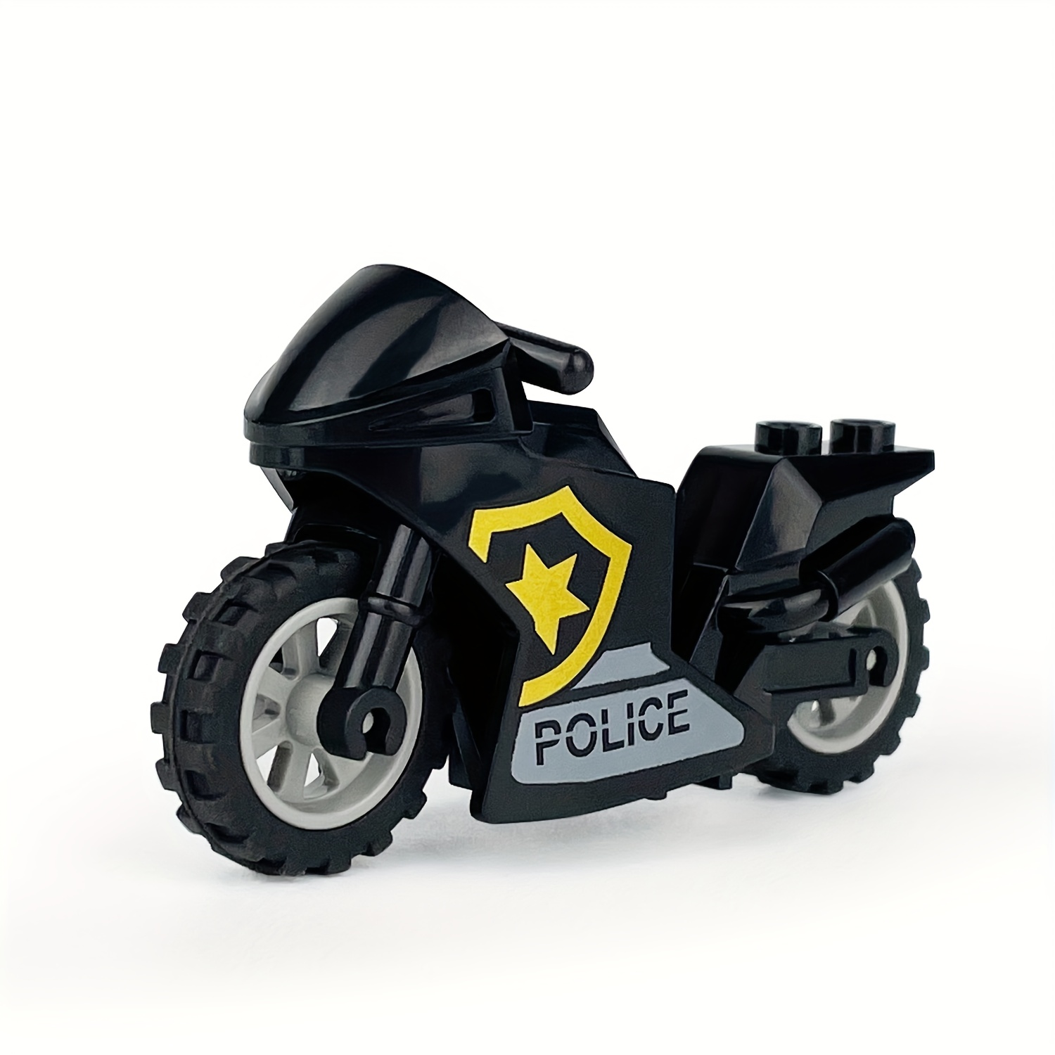 Image of 1pc Building Block Motorcycle Models, Scene Decoration Motorcycle Models, Building Block Toys, Holiday Gifts