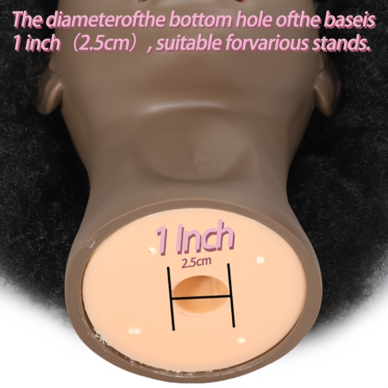 afro braid mannequin training doll hairdressers barbers - Temu