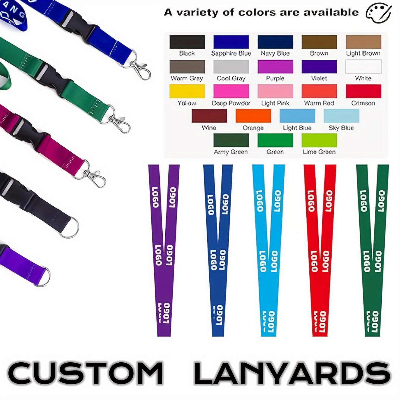 

Customizable Lanyards For Id , Personalized For Women, Men, Workers, , Adults, - Polyester