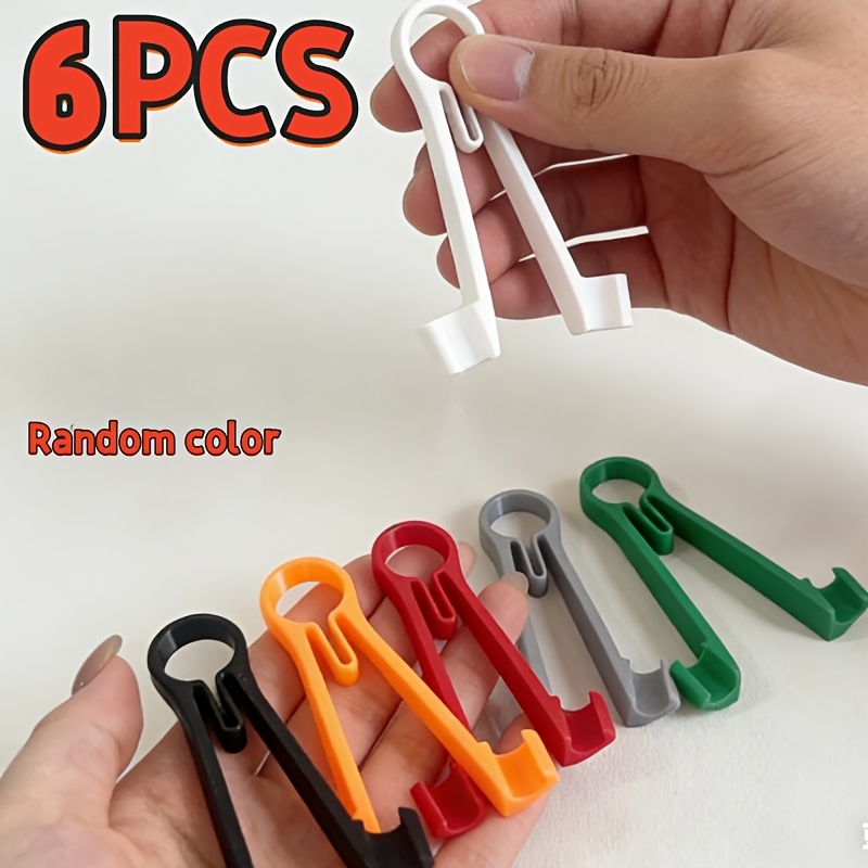TEMU Lot de 6 pièces de style aléatoire, porte-sondes de multimètre, outil à utilisation à une main, pince porte-stylet de sonde de test. Type