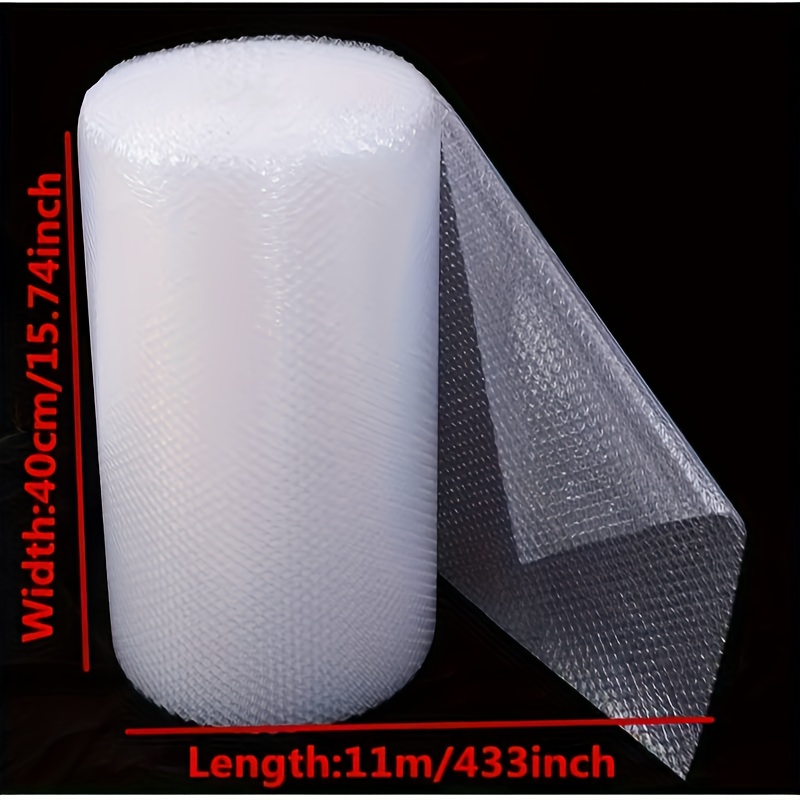 Image of 1 Roll Of Bubble Wrap Film Can Protect Products, Cushioning Bubbles And Absorbing - Suitable For Safe Transportation Of Luggage And Fragile Items