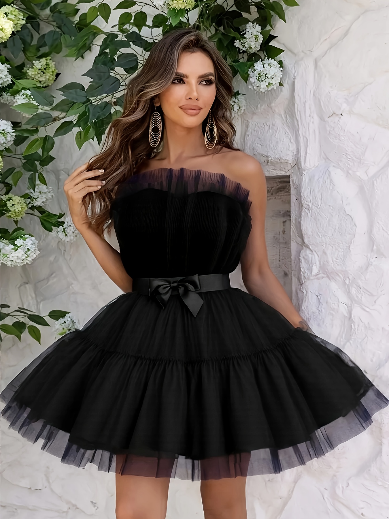 スーツ・フォーマル・ドレス thetoe Bluebell Tulle Dress black S Bluebell Tulle Dress – THE TOÉ