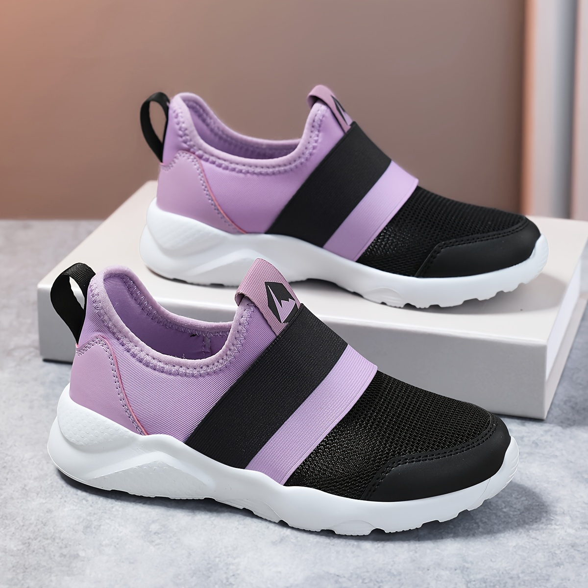 Image of Leisure Sports Shoes Running Shoes, Comfortable Lining, Campus Casual Shoes, Slip-on Shoes Without Shoelaces, Suitable For Boys And Girls Daily Leisure And Sports, Spring And Autumn