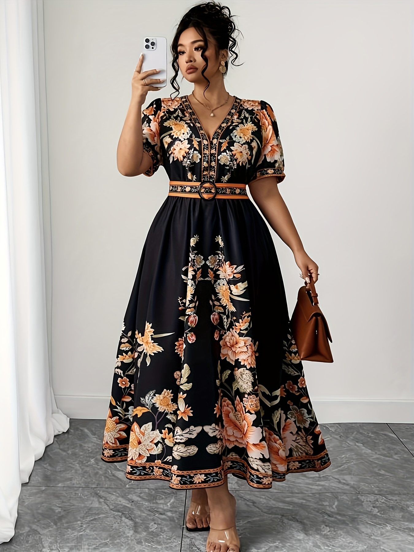 plus size dresses sold on Temu New Zealand