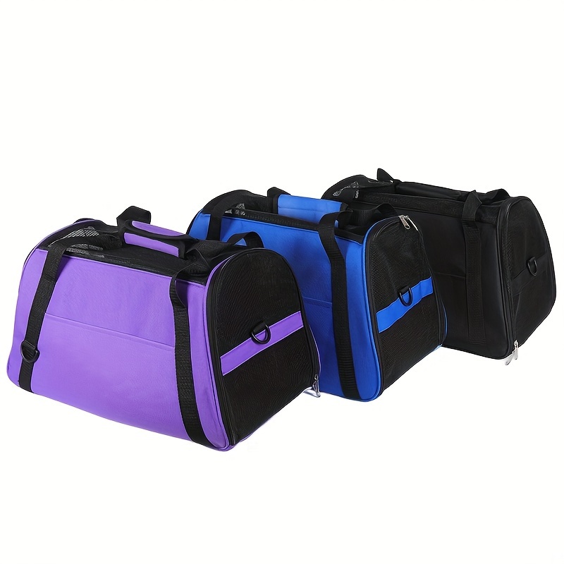 

1pc Large Capacity Pet Travel Bag, Portable Cat Carrier Bag, Breathable Handheld Travel Pet Bag For Outdoor Use