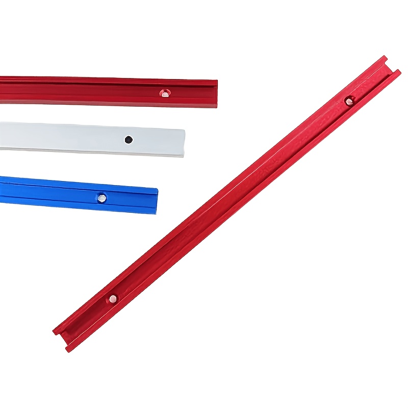 2pcs 19 type 300mm woodworking t slot red blue silvery   table saw accessories woodworking tools