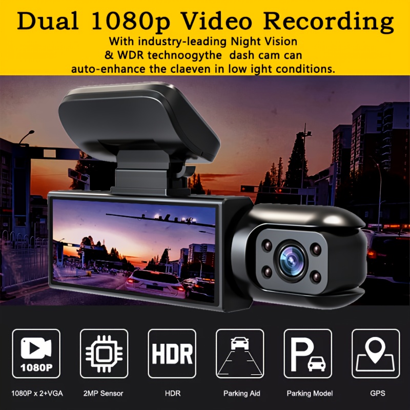 

1080p , Cam For , And , Car Ir , , Car Dvr 3.16 Ips , Car Dashboard Cam