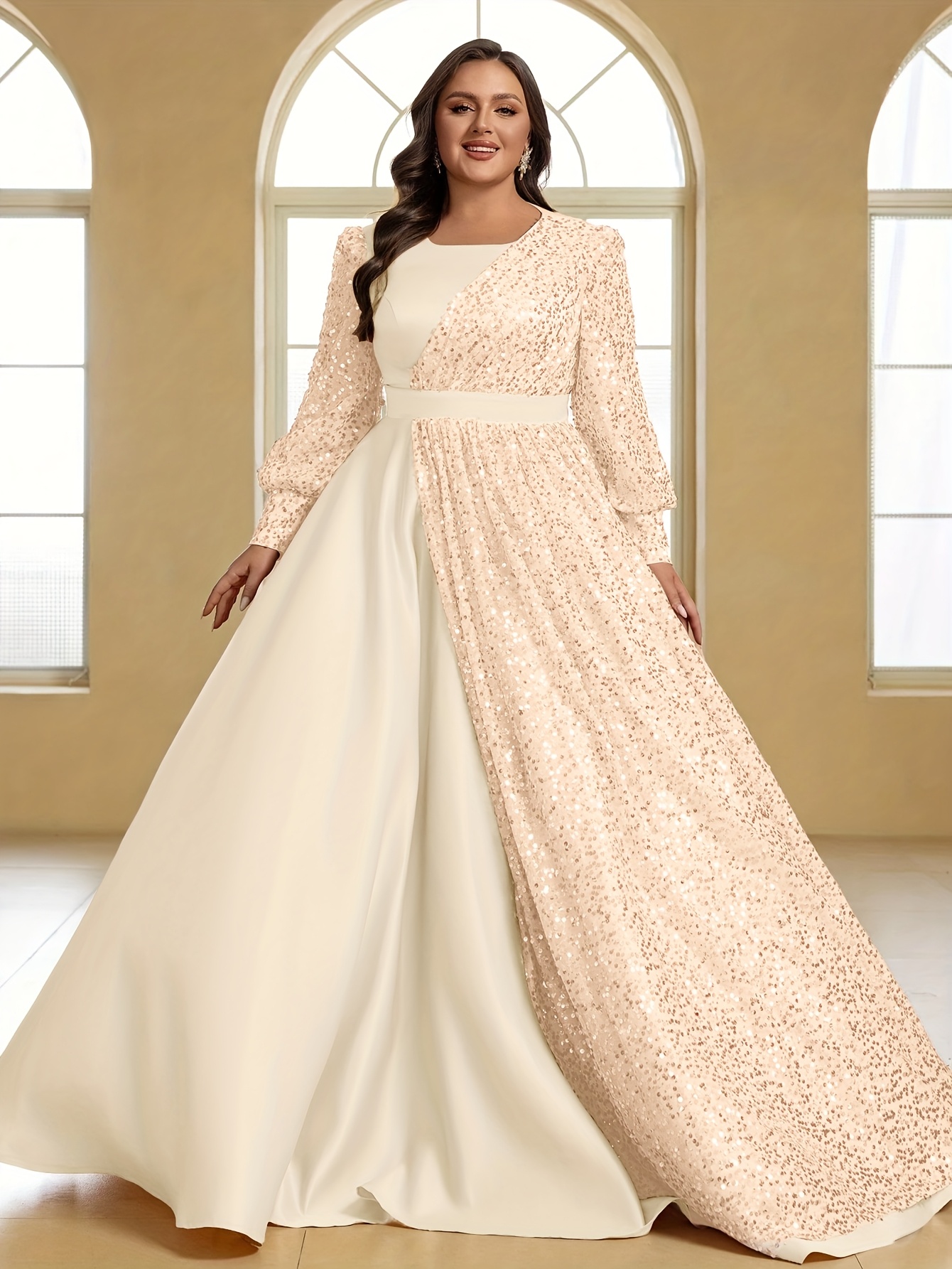 elegant long evening dresses with sleeves - South Africa