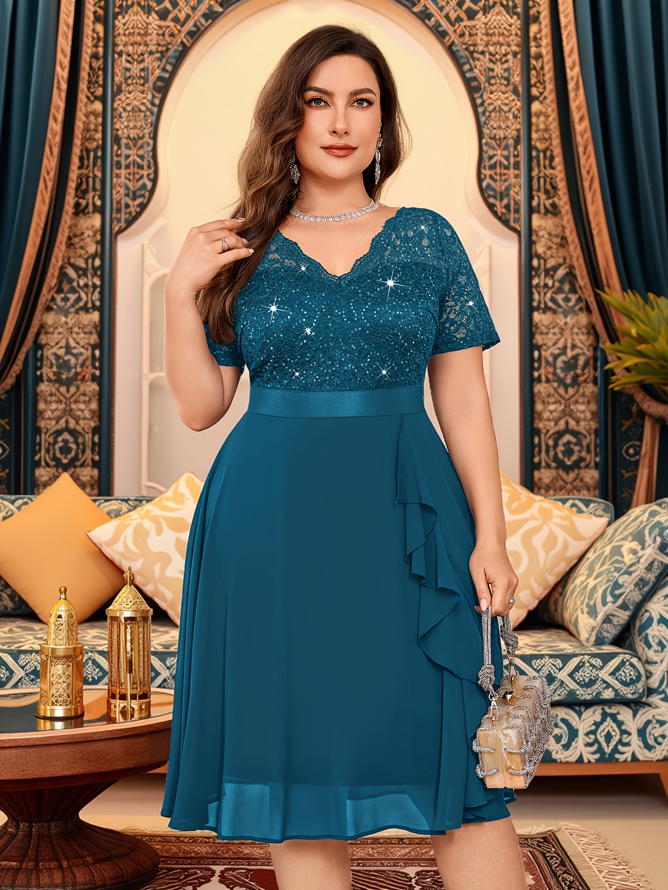 sachin and babi light blue dress Size 18 Dresses | Shop Every Style in Your Size! main image 0