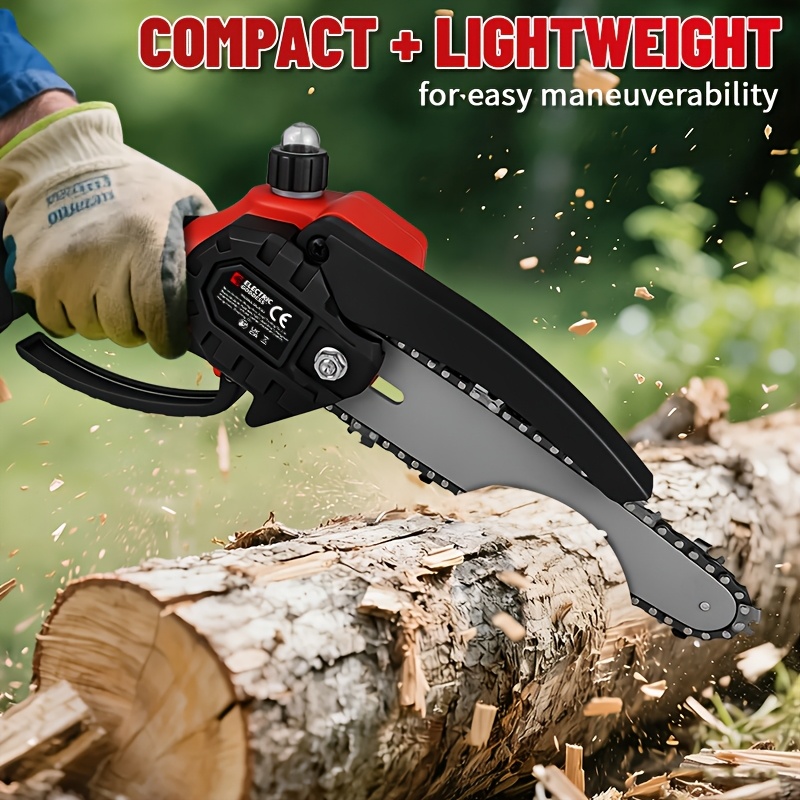 motosierra eléctrica goddess de 6 pulgadas,   mejorado con   de  , base portátil inalámbrica ( ), compatible con baterías makita de 18v - 21v (batería no incluida),   de lubricación automática, ideal para carpintería, camping y decoración  