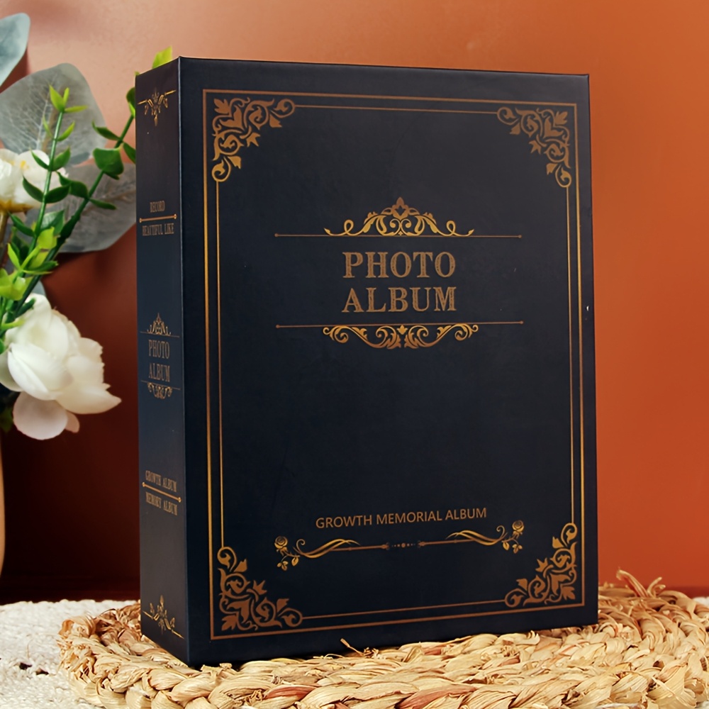TEMU 4x6 Small Photo Album , Printed Cover Photo Album, 100 Pages Capacity 100pcs Photos, Anniversary Holiday Album, Wedding Gift Baby Anniversary