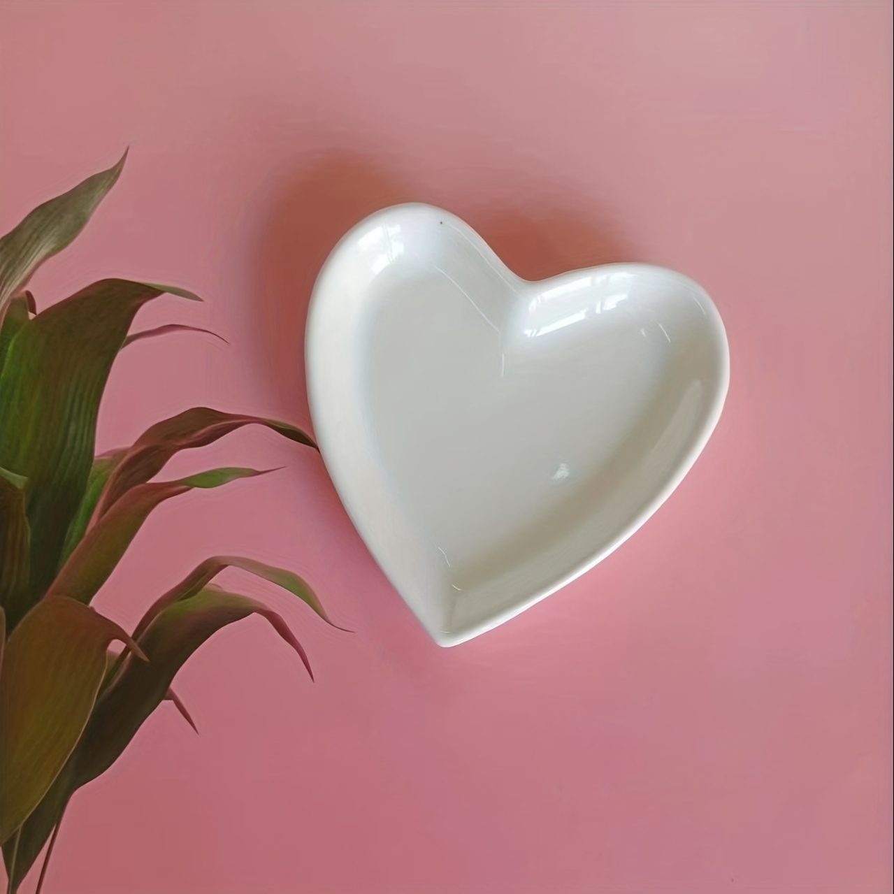 Image of Love Ceramic Jewelry Dish For Earrings, Necklace, And Rings. Vanity Organizer Tray, New Year Gift, Valentine's Day Present, Jewelry Trays