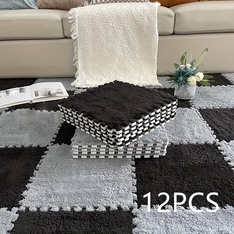 12pcs Pack Washable Rug Home Use