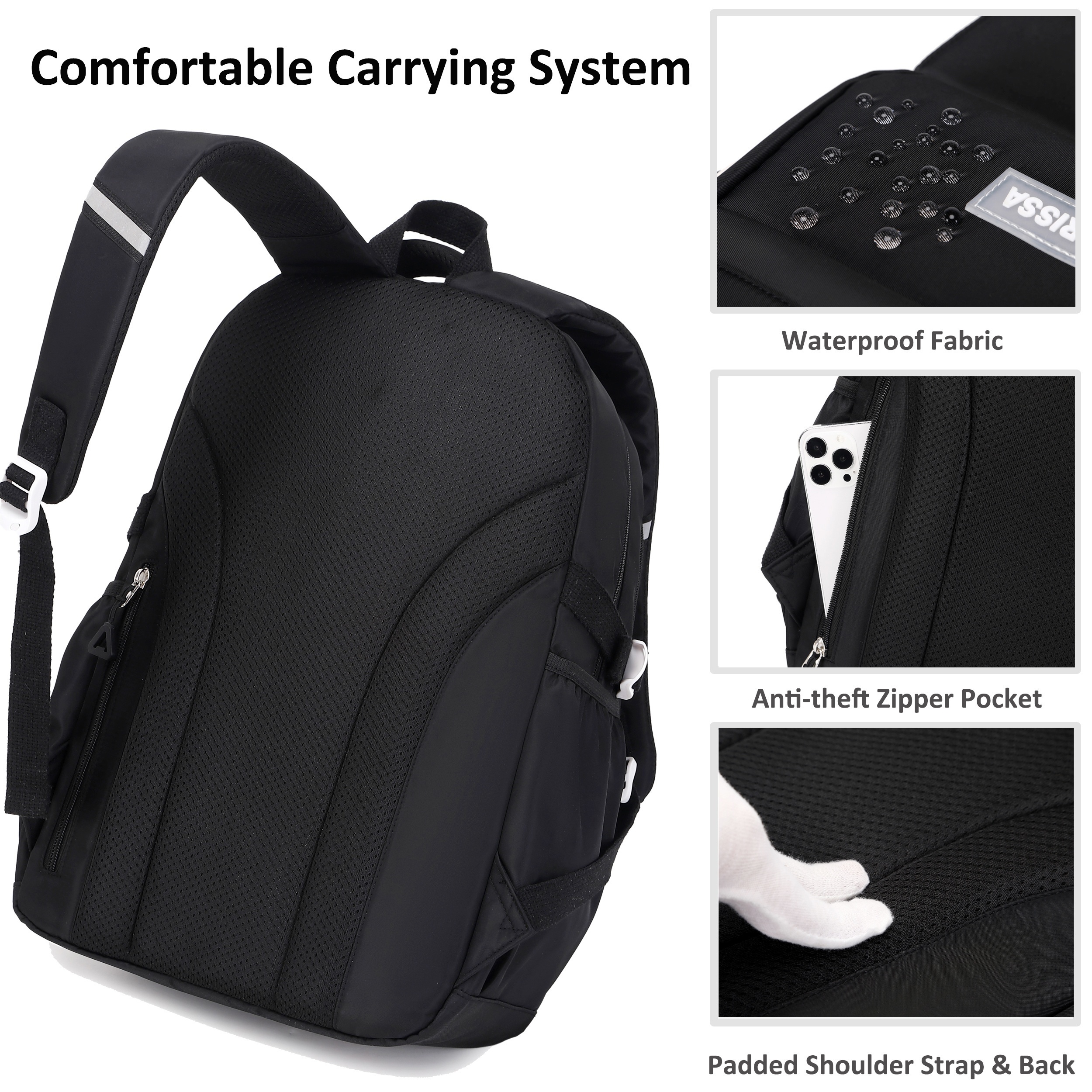 Laptop high quality Backpacks 15.6 Inch School Bag College Backpack Anti Theft