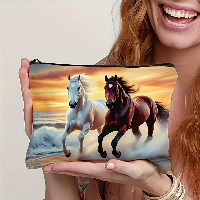 Bag With Zipper - Lightweight Foldable Travel Cosmetic Bag And Toiletries Organizer - Perfect Gift For Women, Teachers - Toiletry Bag - Storage Bag