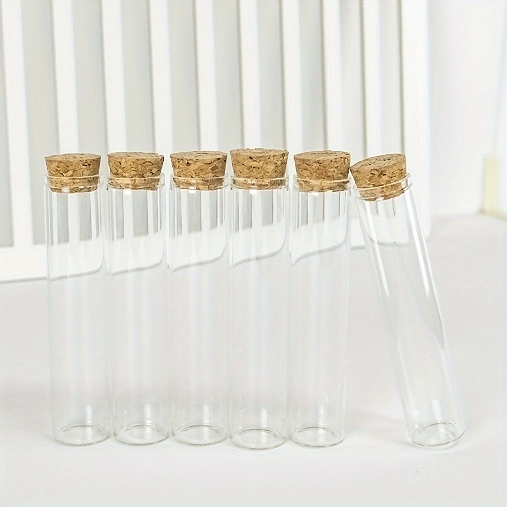 

Pthcrsdyn Test Bottles Wooden Corks, Clear Vials, Unscented, 12pc Wish Drifting Bottles For Favors, Decorations, And Refillable