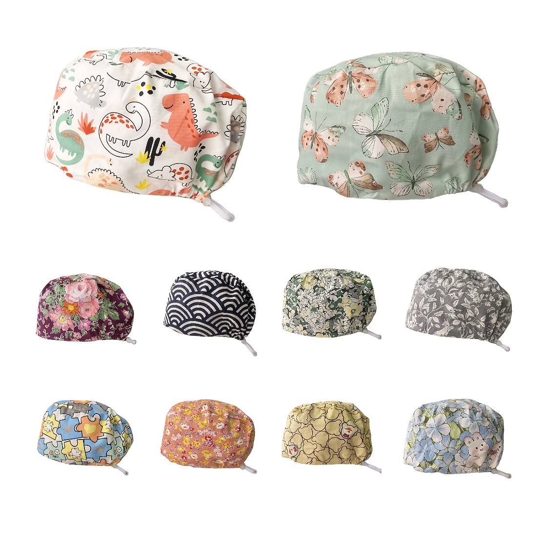 scrub hats sold on Temu Canada