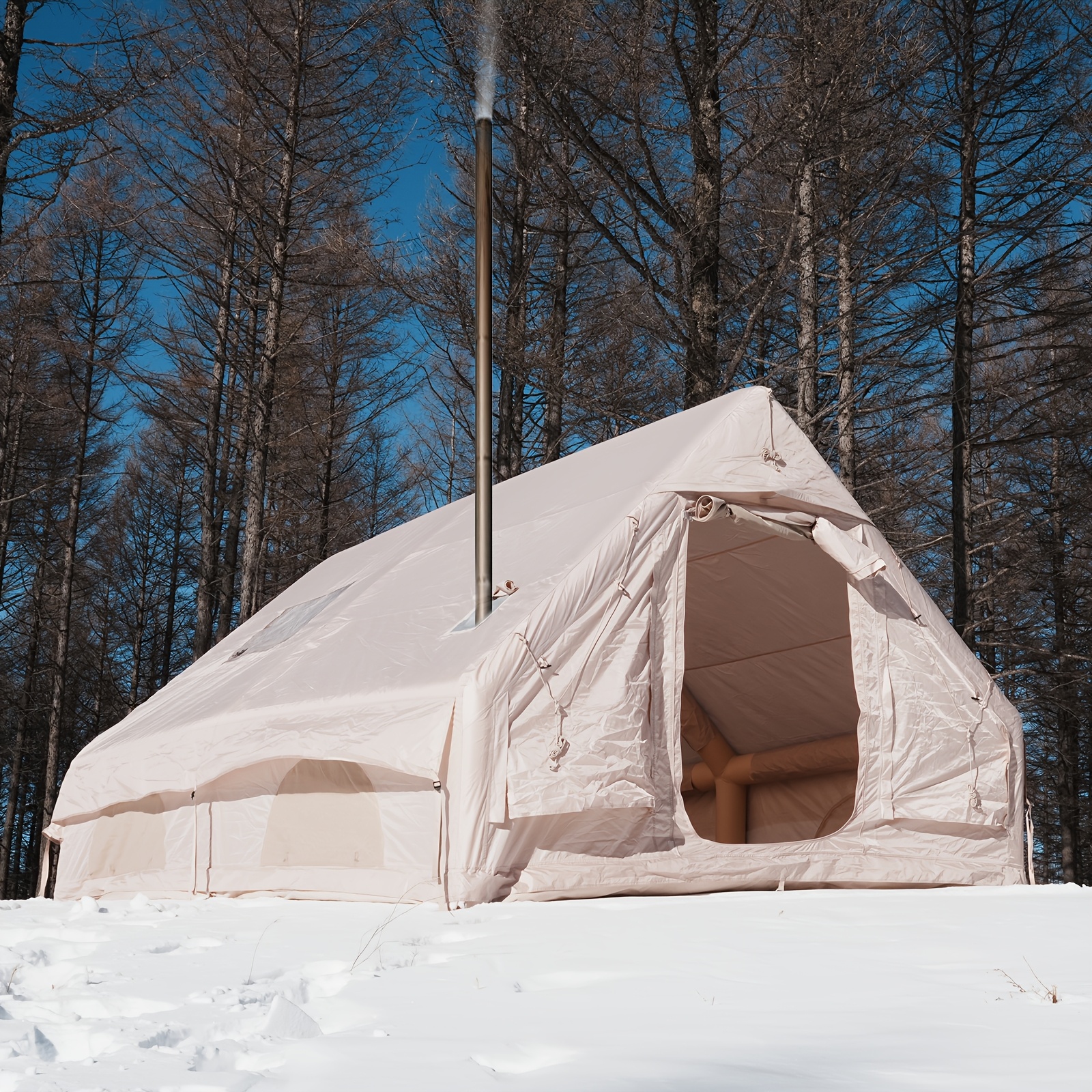 6 8 personen camping zelt aufblasbares zelt einfacher - Temu Austria