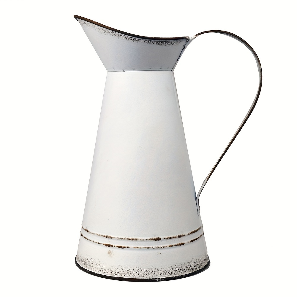Decorative Pitcher Milk Jug Rustic Vintage Pitcher Jar Primitive Country Farmhouse Home Decor