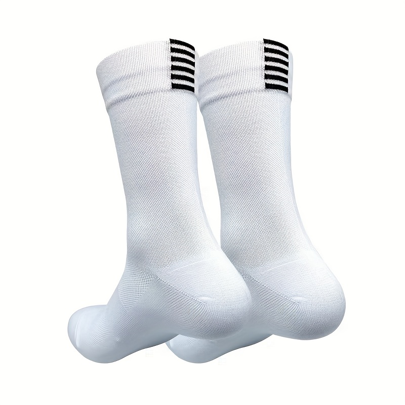 TEMU A Set Of Cycling Sports Socks That Are Elastic, Resistant To Deformation, And Provide A . Mid-calf Socks Are Designed To Sweat And , Making Them