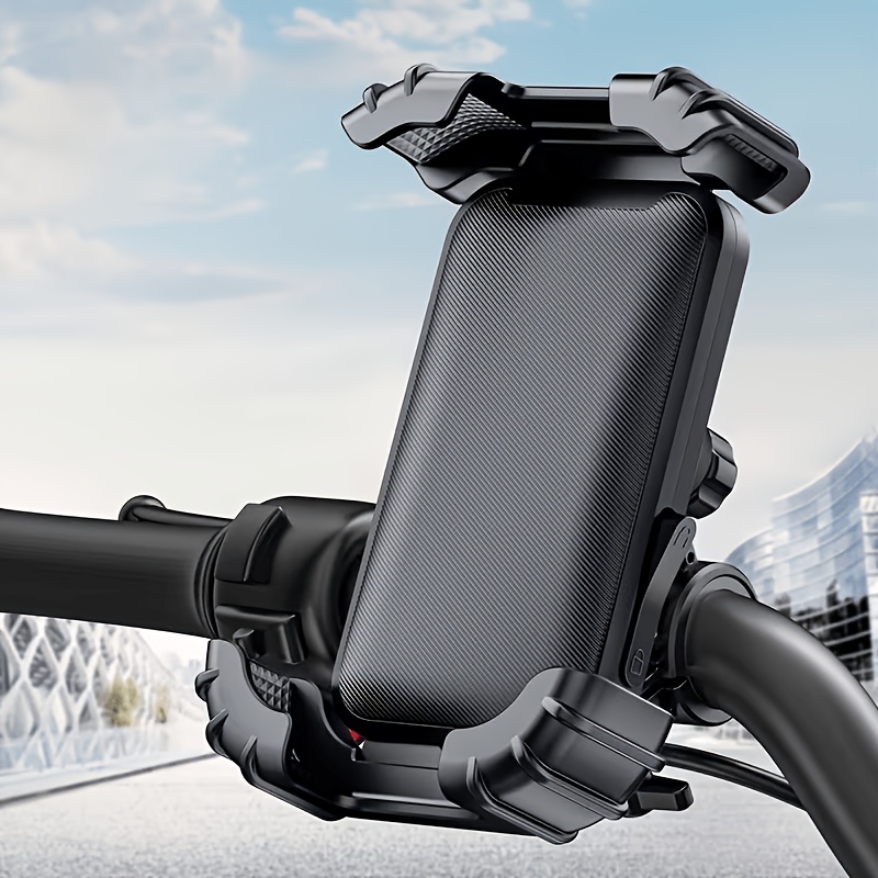 E-shop Neue, verdickte Anti-Shake Fahrrad-Handyhalterung, 360-Grad drehbare Fahrrad-Handyhalterung, hergestellt aus stoßfestem, strapazierfähigem