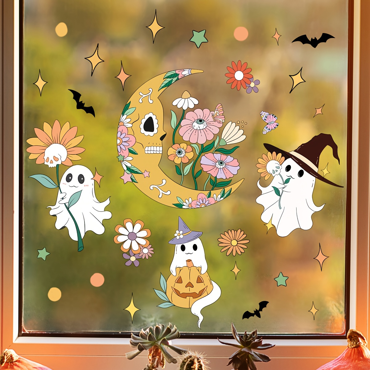 

[top-] Halloween & - Double-, Reusable Decor For And , 12"x16