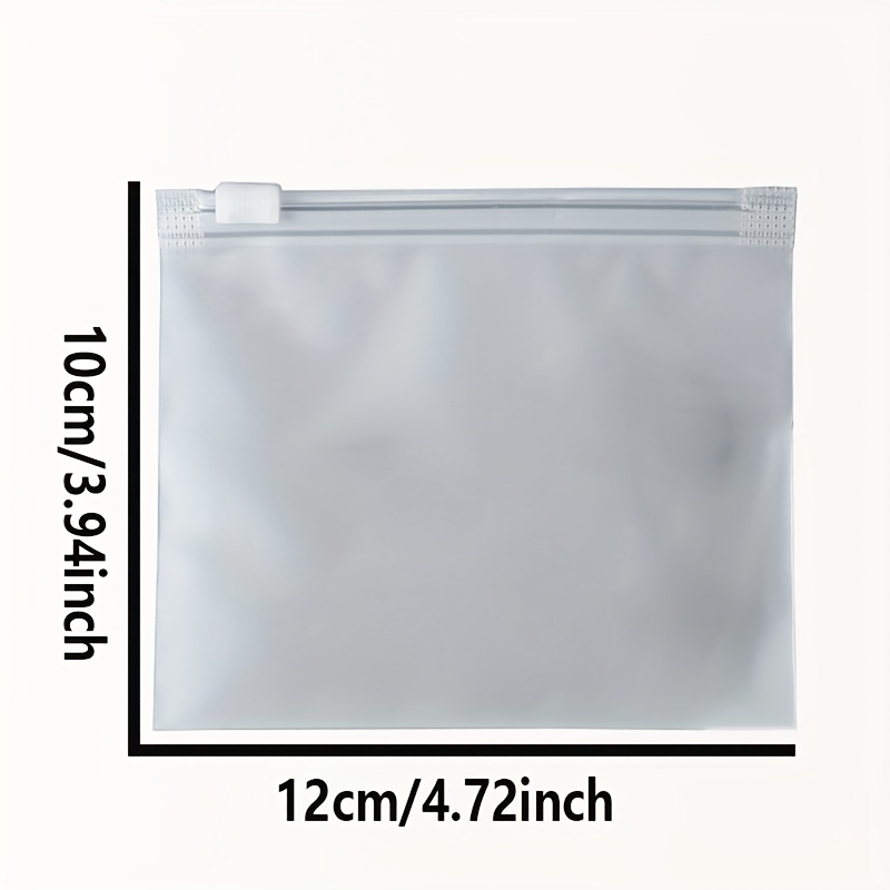 Reusable Jewelry Storage Bags, Frosted Zipper Pouches