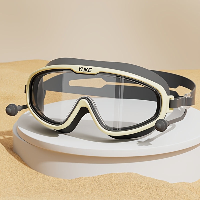 New Children's High-definition Waterproof And Anti Fog Swimming Goggles With Large And Wide Field Of View Made Of Silicone Material For