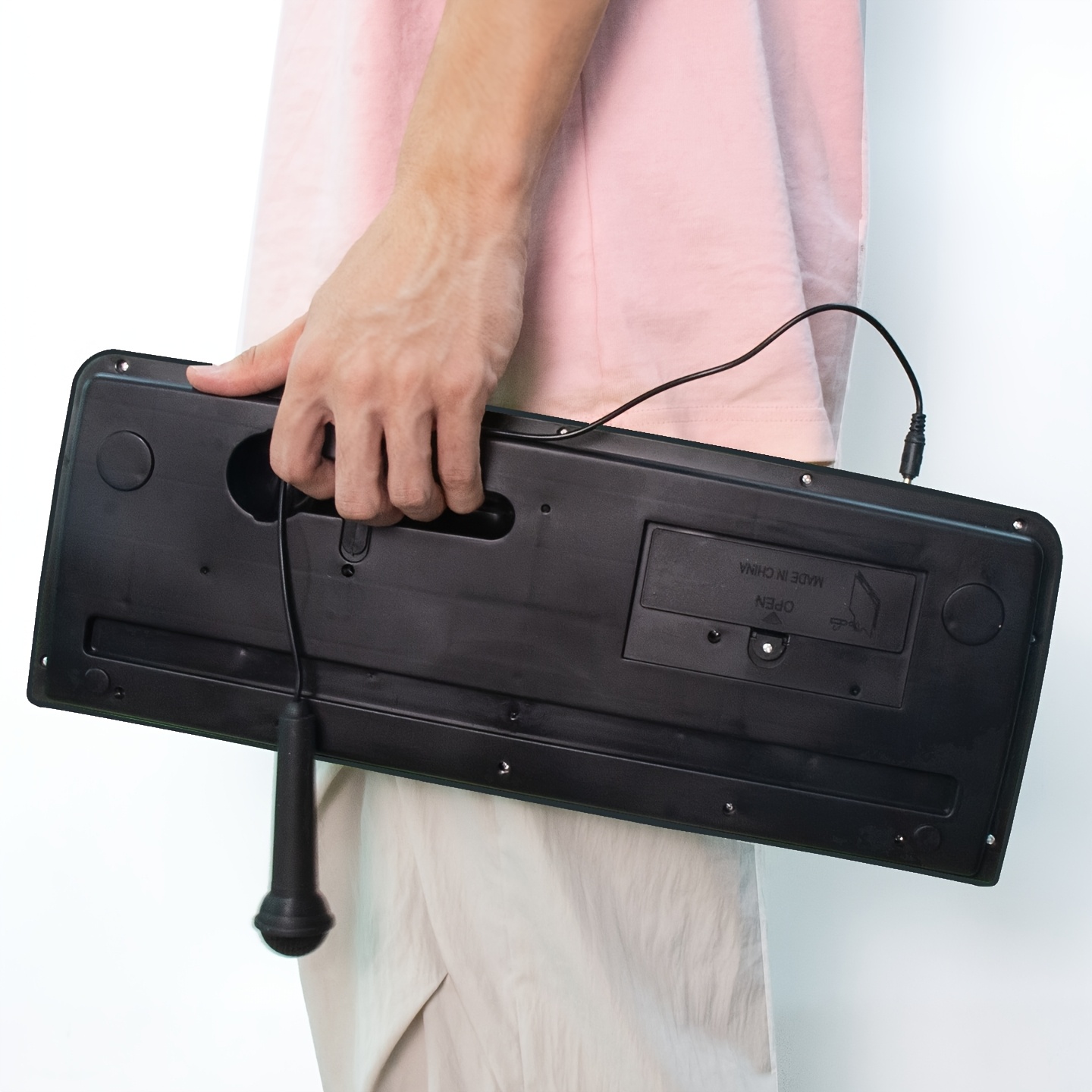 37-Key mini Portable Electronic Keyboard/Piano for Kids/Youngsters Boys & Girls with Microphone USB Christmas/Birthday Educational Gift, Kids Musical Instrument, Compact Electronic Keyboards, Recording Microphone Included, Adjustable Tuning, Holiday