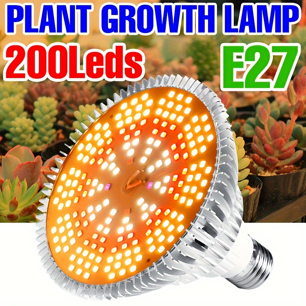 Grow Lights Bulb Full Spectrum 24W Grow Lamp Indoor Plants Flowers Seeding  E26
