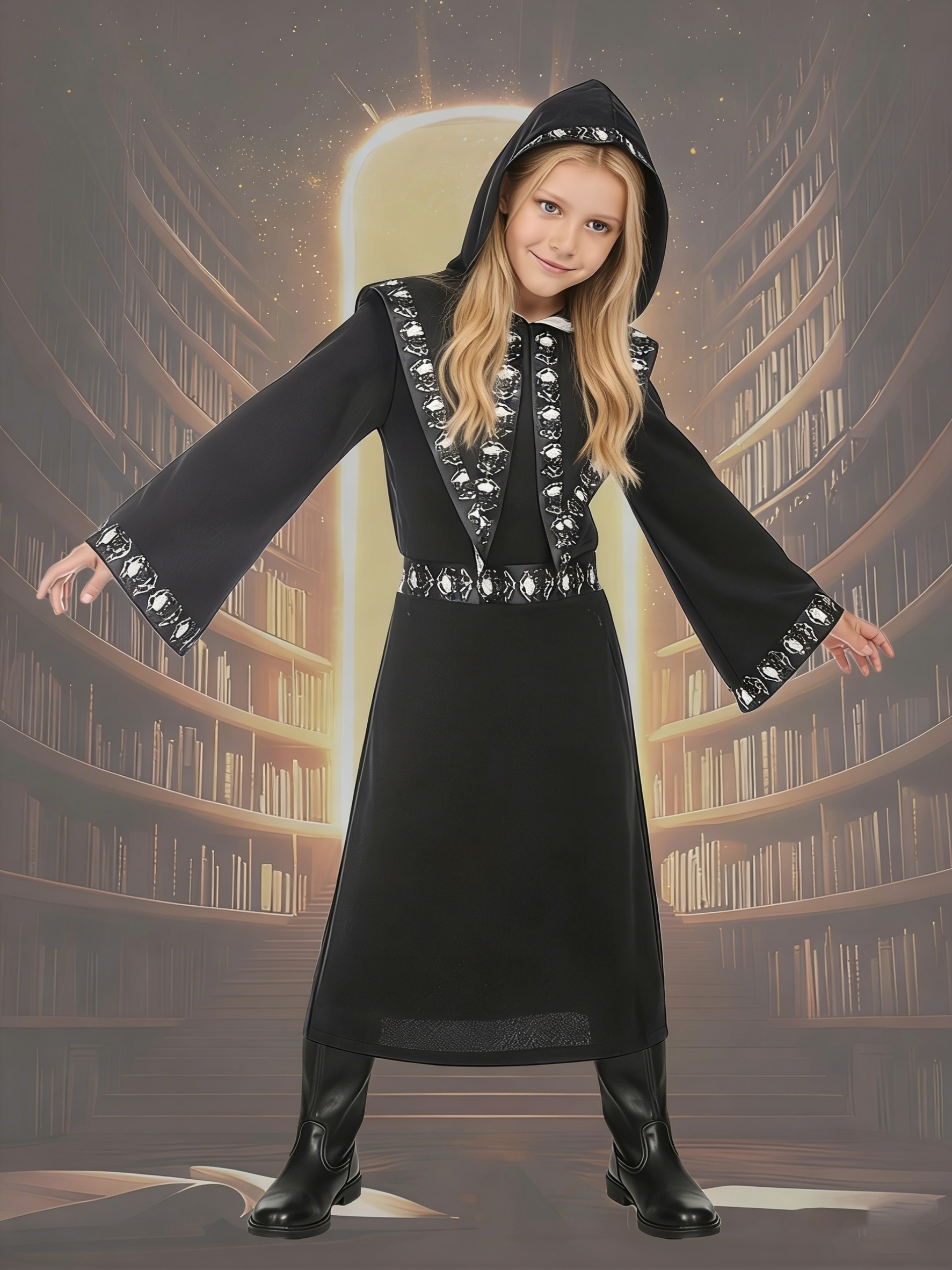 black elf dress Sasha Long Sleeve Mini Dress main image 0