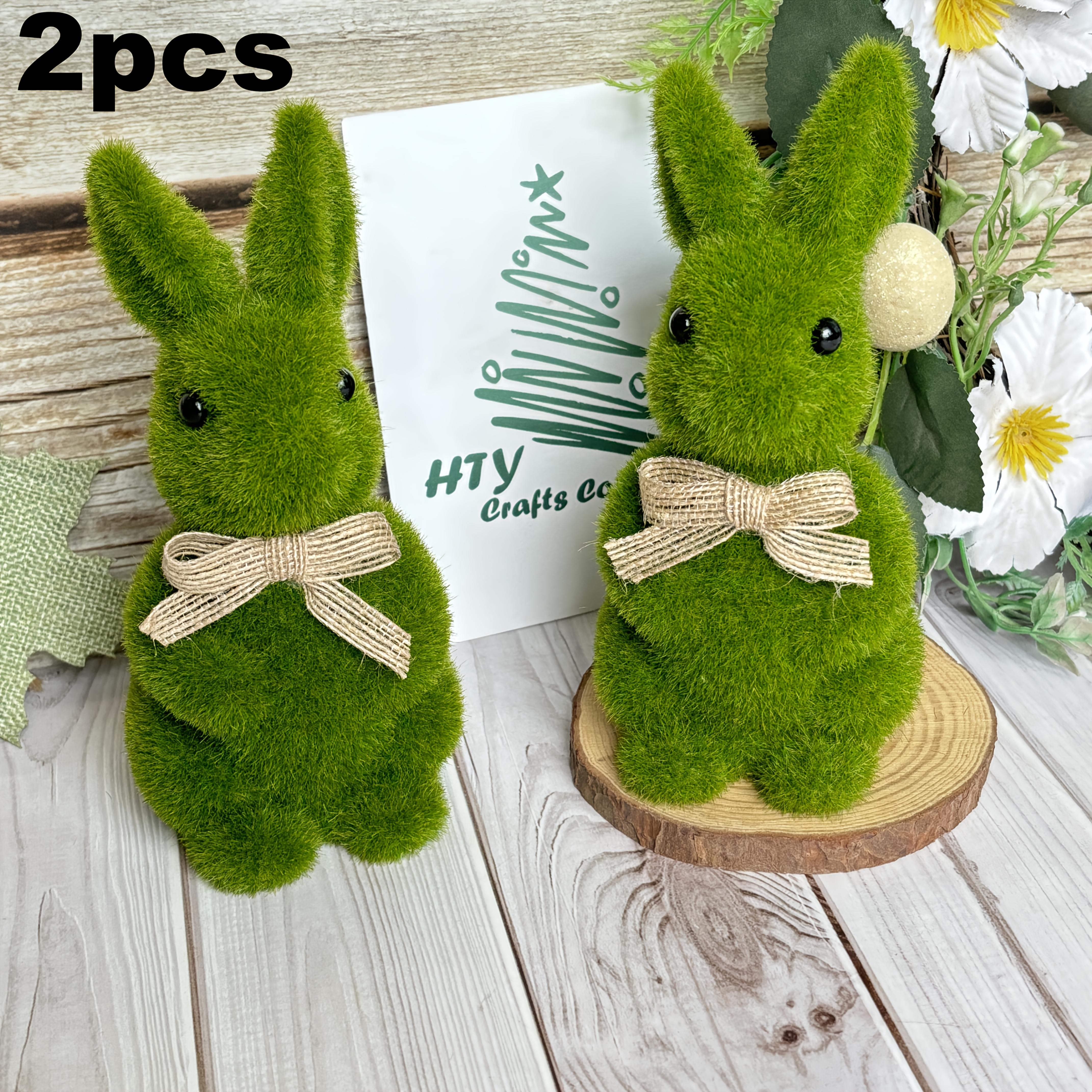 *./2 Stk. Osterbeliebte Dekorationen, Klassische Gartendeko Hase 17 cm (6,6 Zoll), Frühlingshasenstatue, Osterdeko für den Außenbereich, Gartenornament, Topfpflanzenzubehör, Outdoor *-Hasenstatue