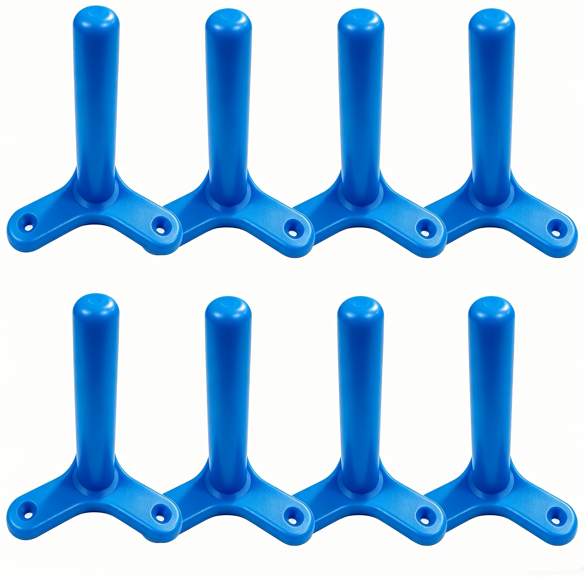 TEMU 8pcs Wall-mounted Bracket For 125mm Angle Grinder| Compact Tool Storage Solution For Garage Workshop, Durable Grinding Wheel Bracket, , Plastic