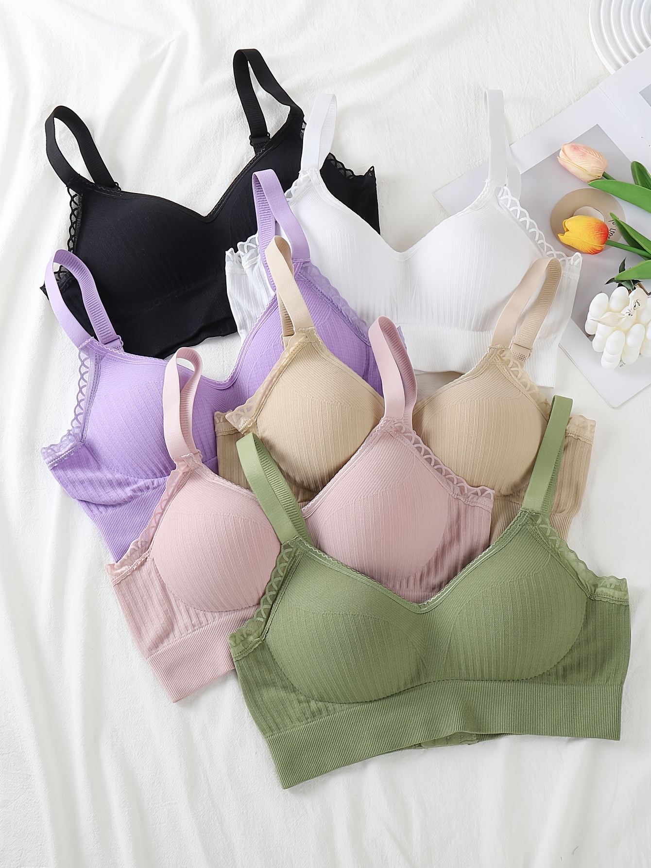 salsation cotton bra タイダイ Sexy Basics Women's Cotton Spandex Racer Back Bra | 4 Way