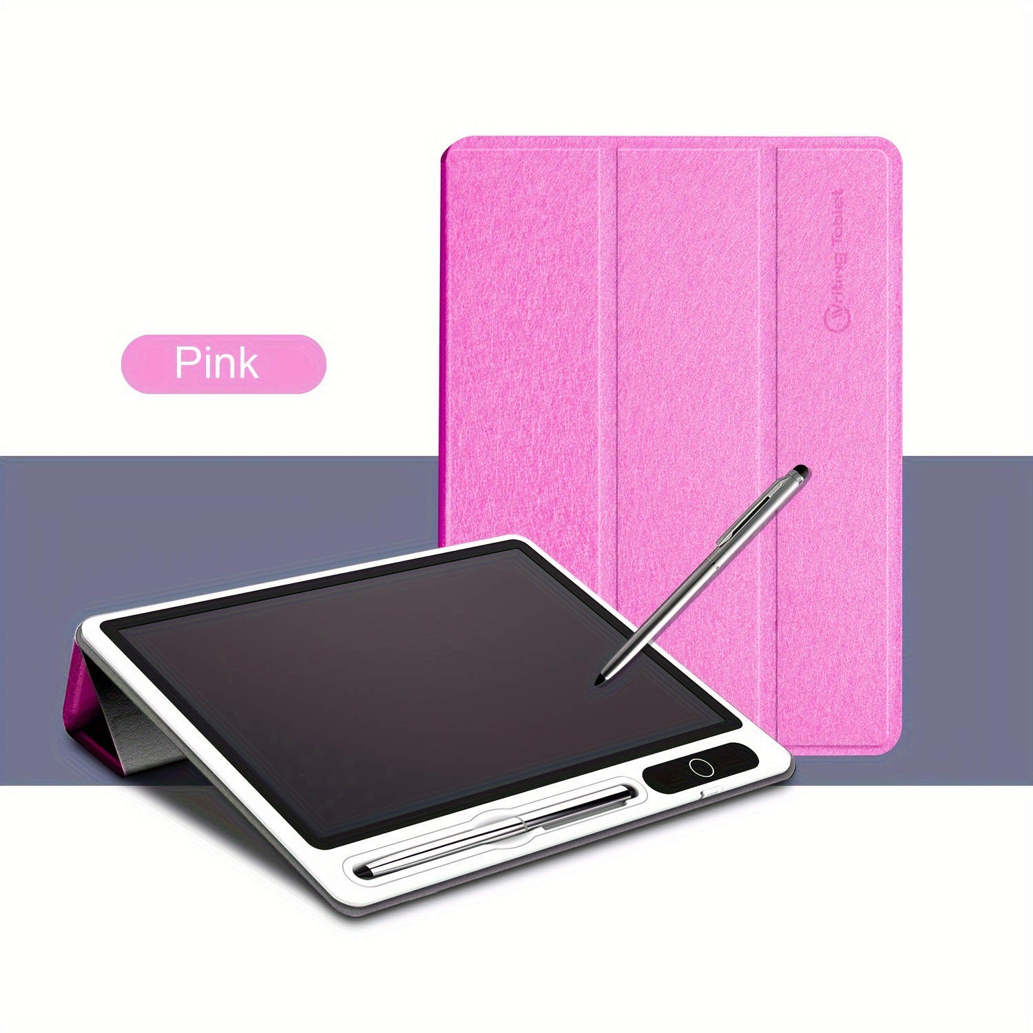 9 3in Lcd Writing Tablet With Leather Protective Case Drawing