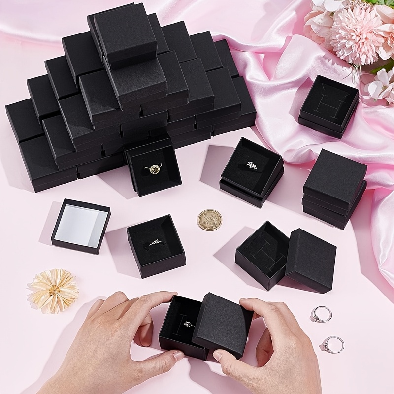 20pcs Cardboard Ring Gift Boxes, 1.57inch