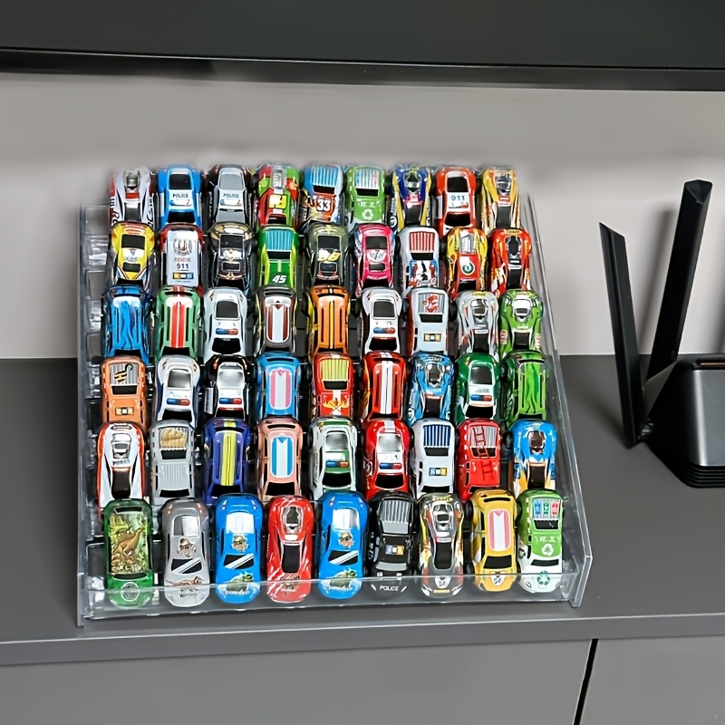 A Versatile Acrylic Display Stand, Suitable For Toy Cars And Jewelry - Stackable, Design, Making It An For Christmas And Holiday Gifts.