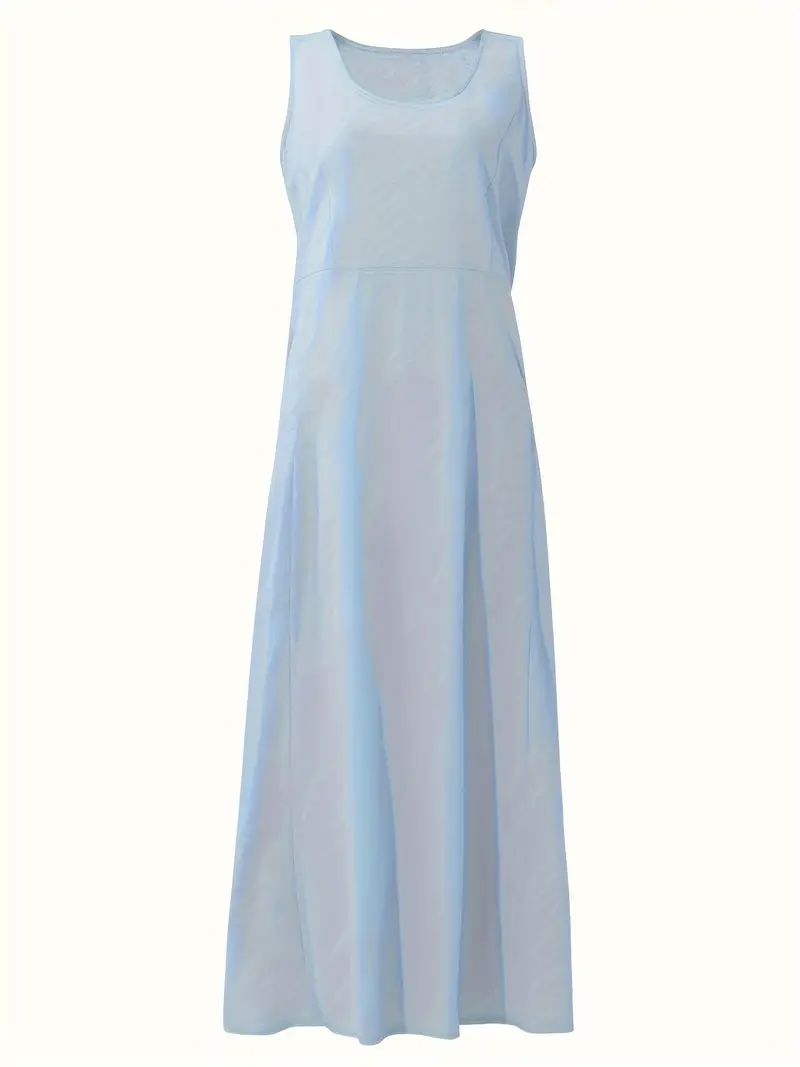 womens casual sleeveless cotton linen a line dress with pockets length round neck loose fit machine washable for spring summer fall summer fashion natural fabric details 9