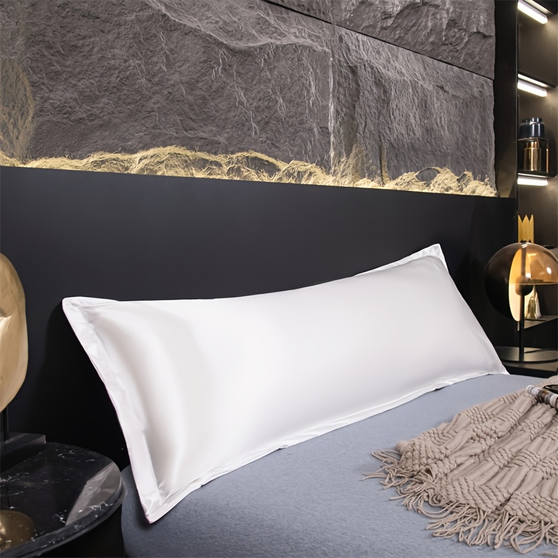 TEMU Housses de coussin de couleur unie pour chambre climatisée, et rafraîchissante en été, grande taille 48*120Cm 48*150Cm 48*180Cm, coussin de