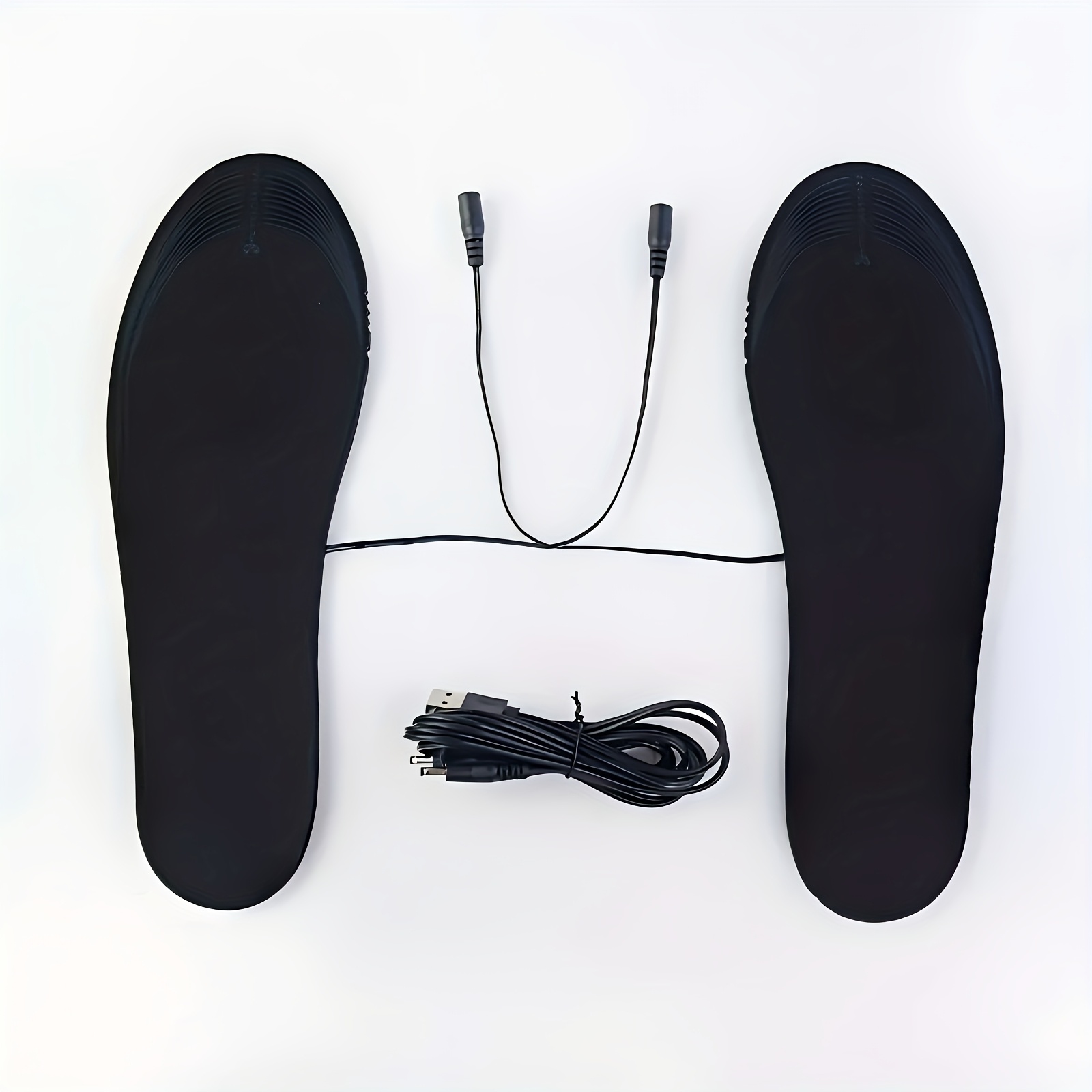 usb   heating insoles warm and  able polyester material adjustable temperature control suitable for cold   winter shoe additions usb powered  wear flexible   without battery