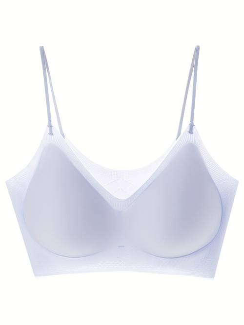 sin aros para mujer, ultrafino y sin costuras, con push-up y levantamiento, sin , , , transpirable, estilo bandeau
