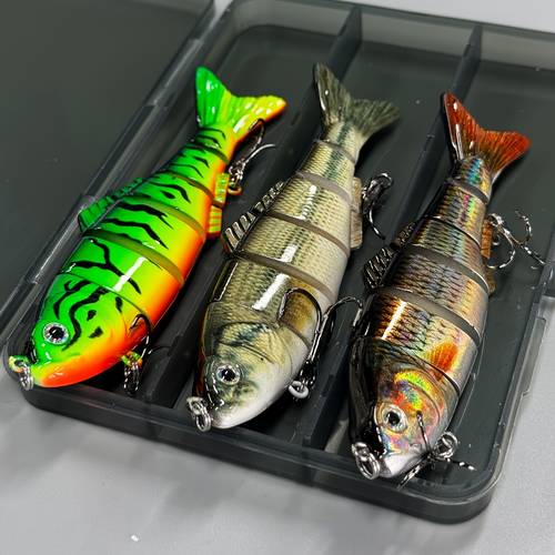 12 5cm 25 5g sinking fishing lures jointed crankbait swimbait 6 hard artificial bait for fishing tackle lure fishing lures multi jointed swimbait crank bait slow sinking bionic artificial bait freshwater saltwater trout fishing