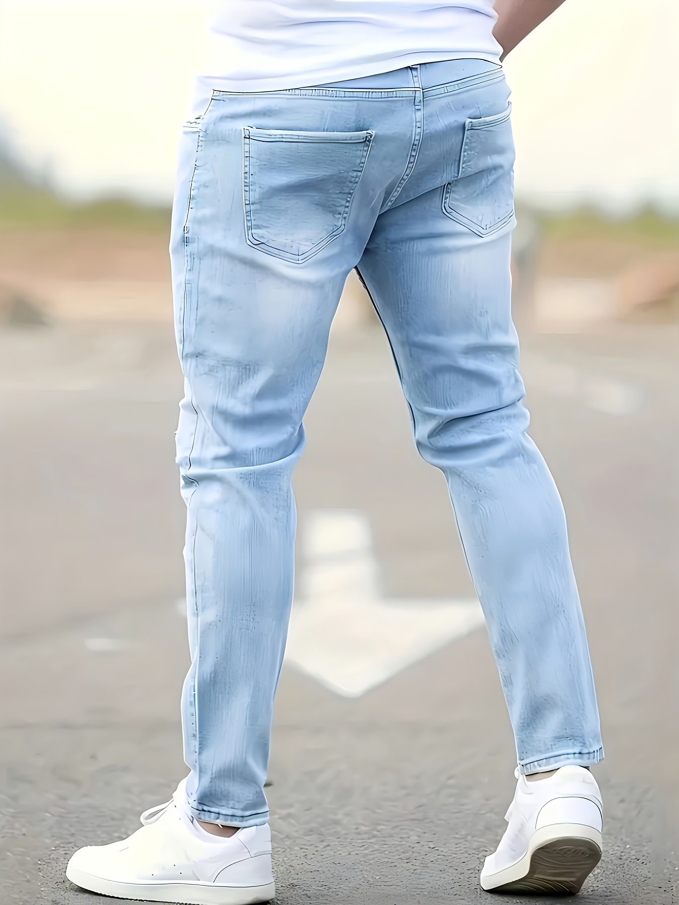 Men's Casual Slim-Fit Stretch Pants