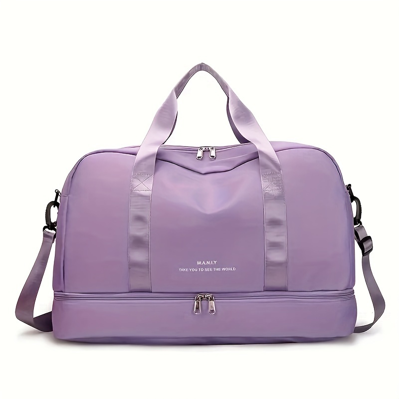 TEMU Women's Business Travel Bag, Short-distance Luggage Bag, Large Capacity Handbag, Foldable Lightweight Maternity Bag, Storage Organizer