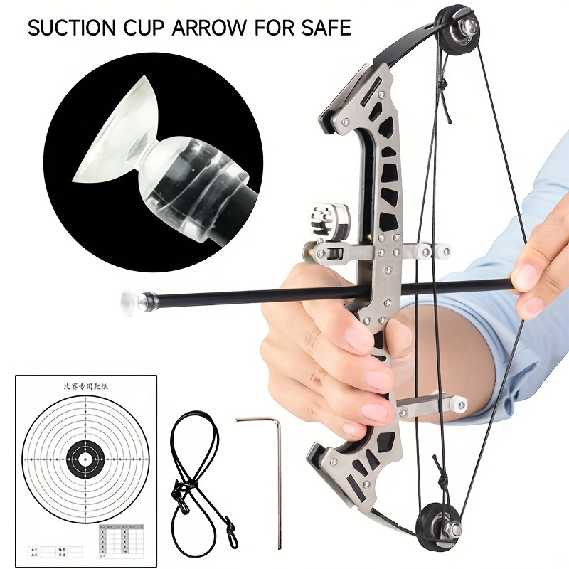 

Compact 10.24" Stainless Steel Mini Set - , Ready-to-shoot For Archery & Hunting Games, Gift