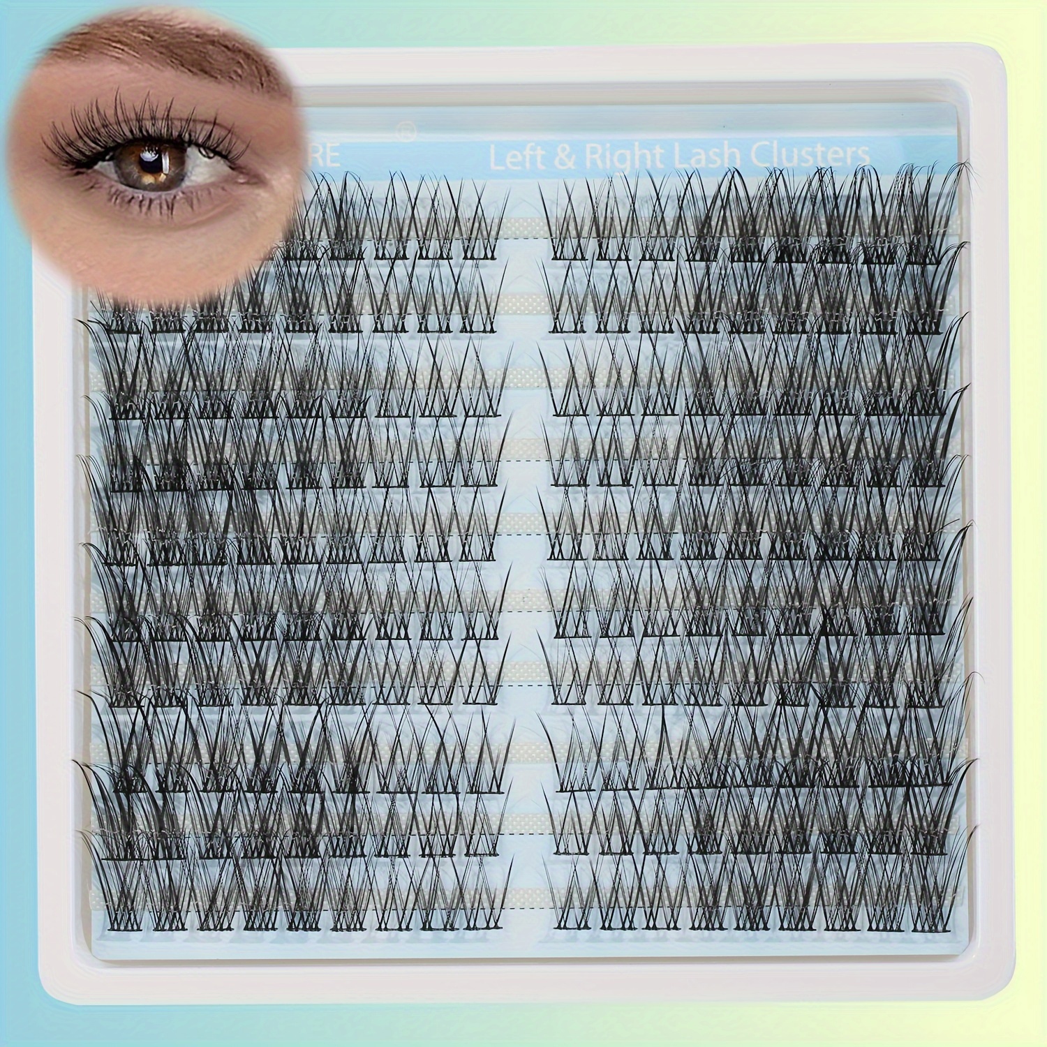 

Marks Future Lash - 180pcs C- Individual Eyelashes, Diy Cat Eye Extensions With Thin Band For Beginners, Reusable